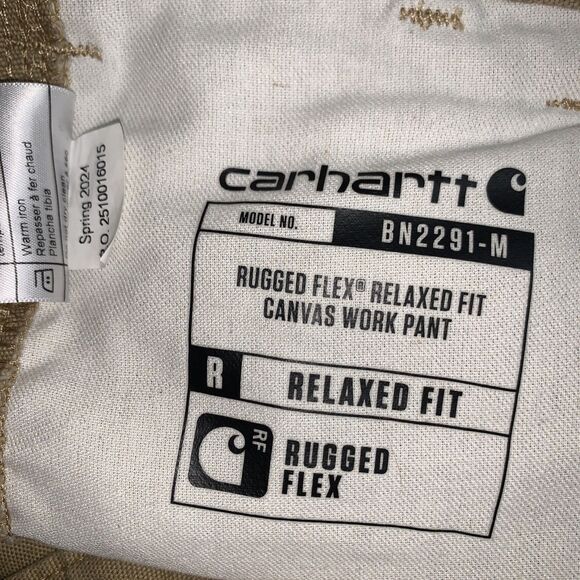 Carhartt Men's 46x32 Rugged Flex Relaxed Fit Canvas Work Pants - Picture 6 of 7